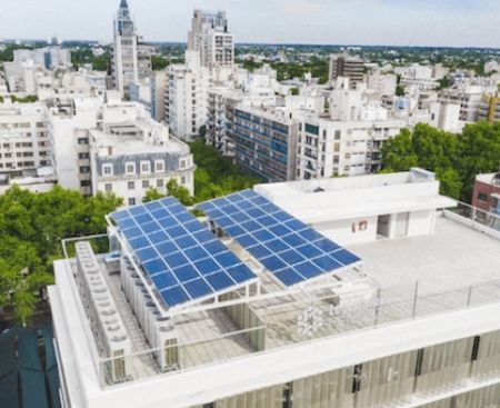 Instalación de paneles solares fotovoltaicos en Legislatura Provincial de Mendoza con instalación fotovoltaica — Ley 27.424 Generación Distribuida Argentina - Proyecto de Energía Solar Energe Argentina